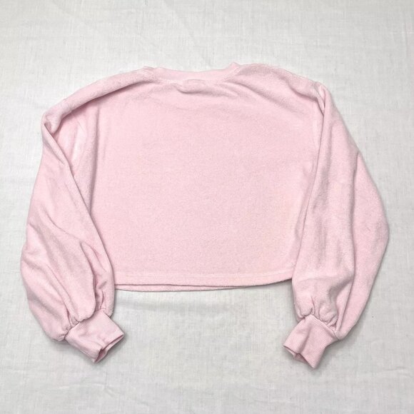 Stoney Clover for Target Terry Cloth Crop Sweatshirt Women’s Size Small - Picture 2 of 6